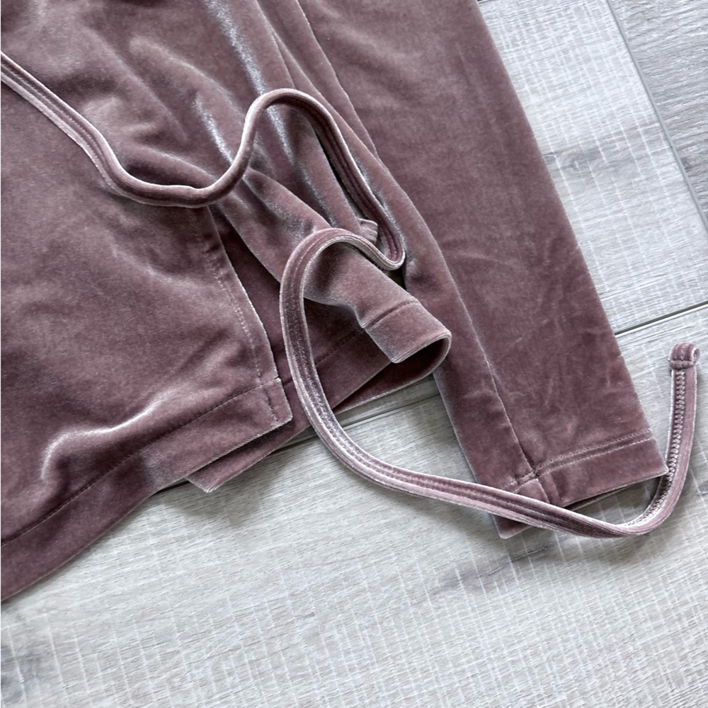 Madewell Ballet Velvet Wrap Top - Picture 6 of 8